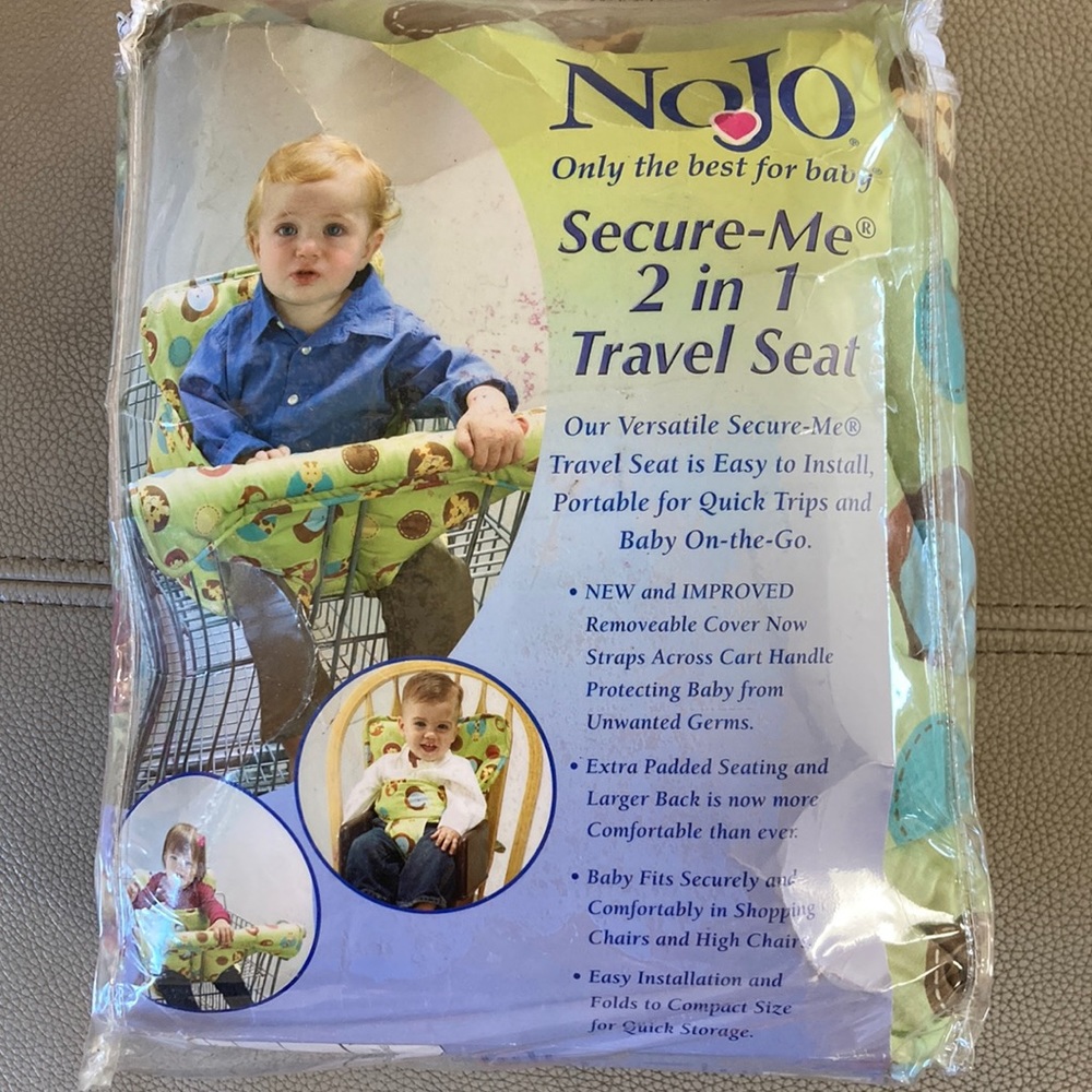 Travel seat cover for baby